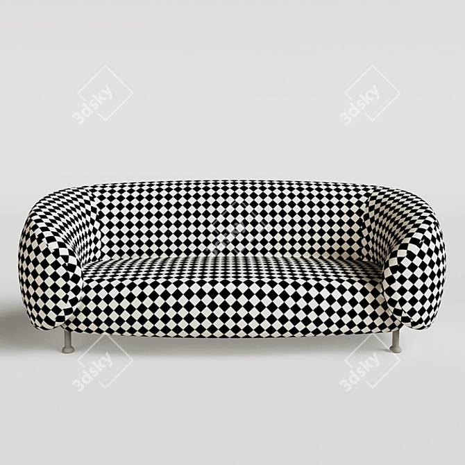 Elegant Lucien Sofa - Ultimate Comfort & Style 3D model image 3