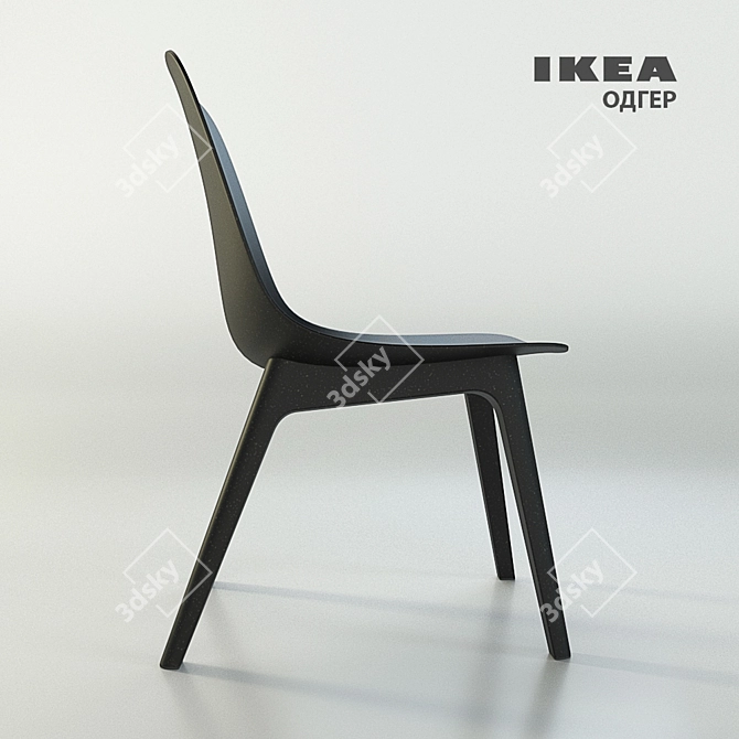 ODGER: Modern Ergonomic Chair 3D model image 1
