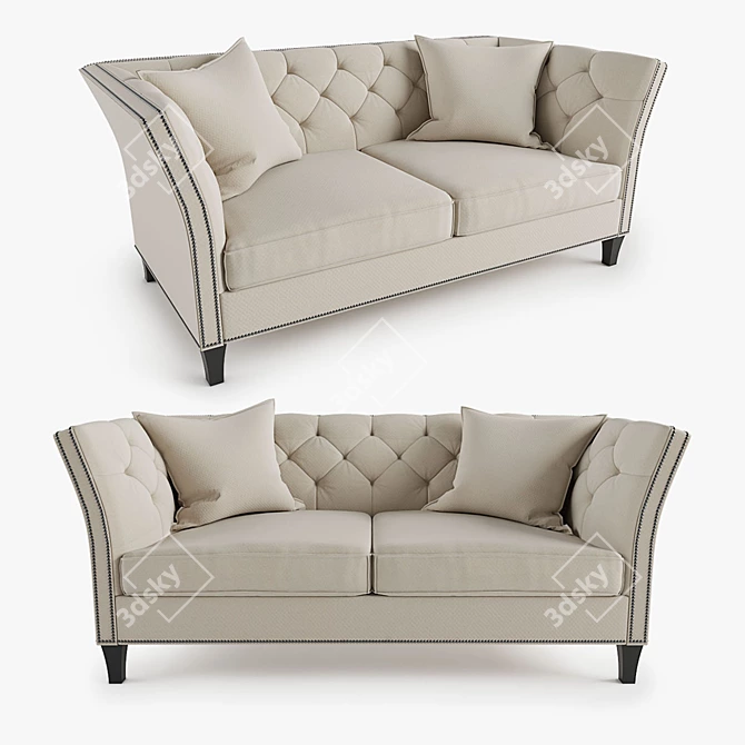 Stylish V-Ray Sofa - High Quality and Versatile 3D model image 1