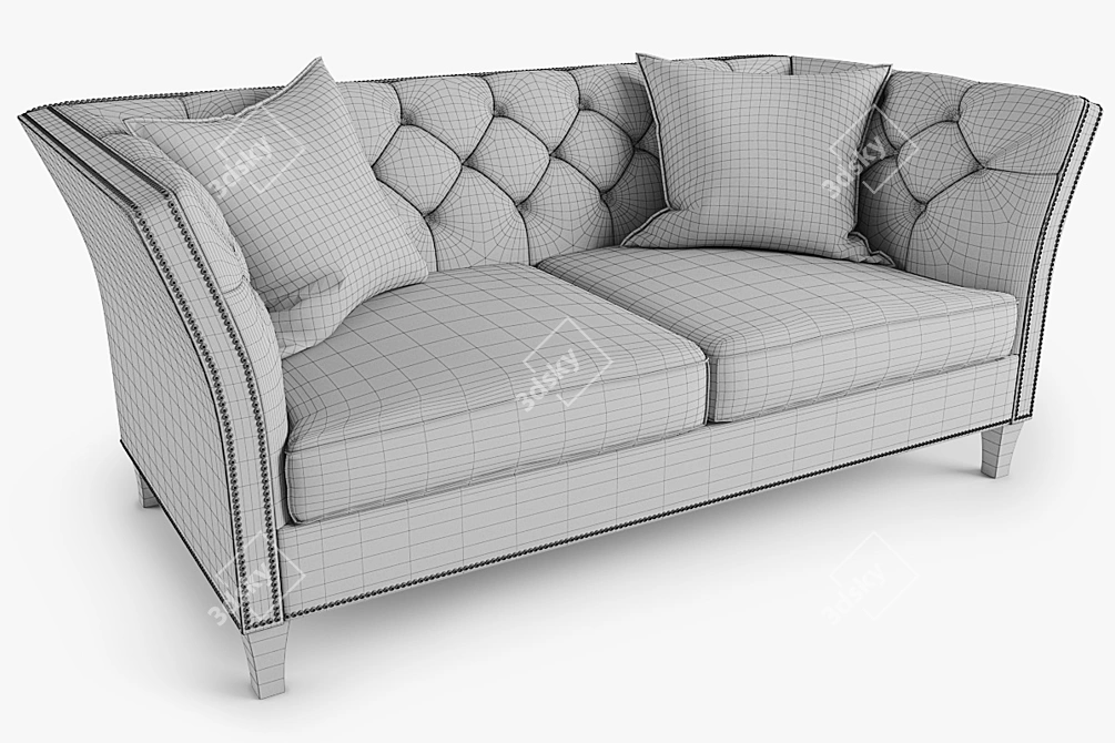 Stylish V-Ray Sofa - High Quality and Versatile 3D model image 2