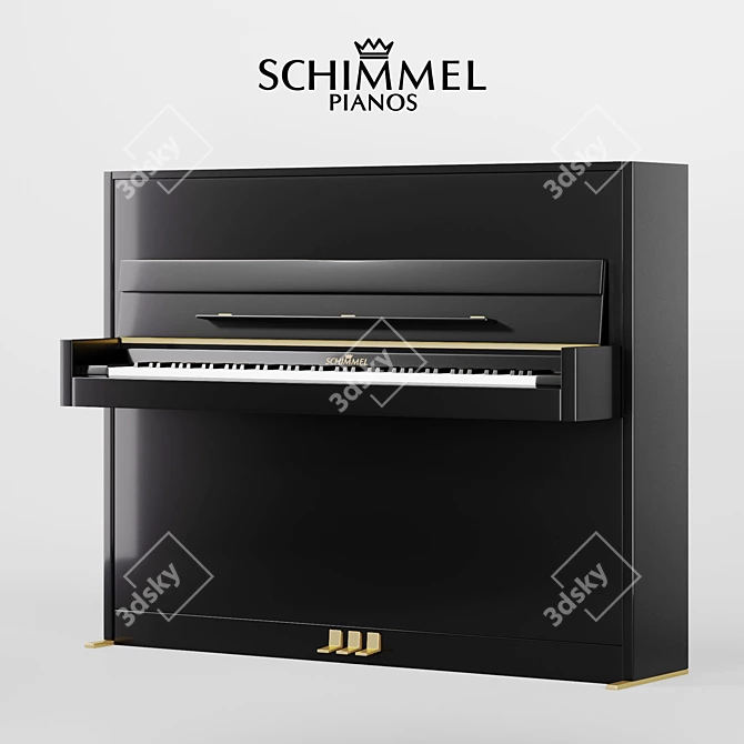 Schimmel 115 Modern Piano 3D model image 1