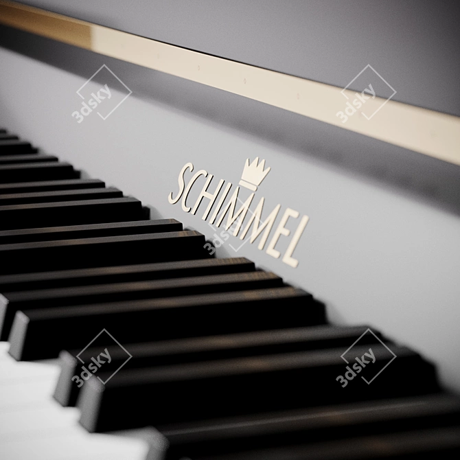 Schimmel 115 Modern Piano 3D model image 2