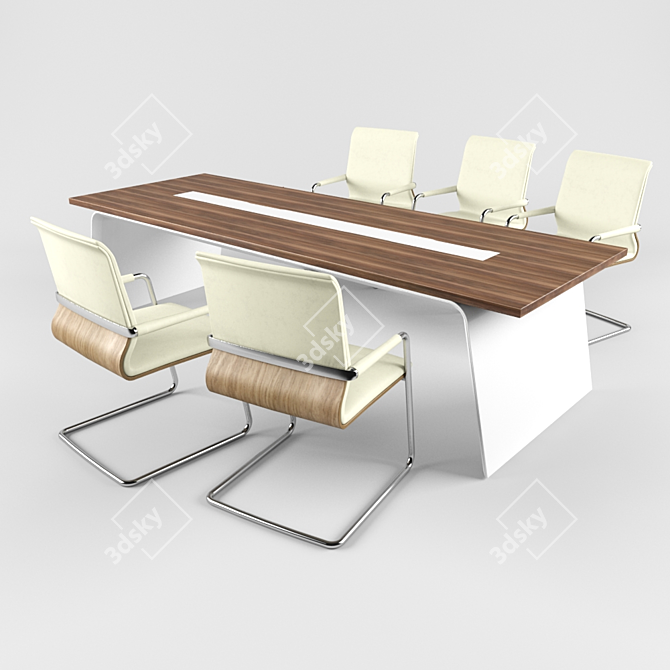 SENOR Executive Furniture Set 3D model image 1