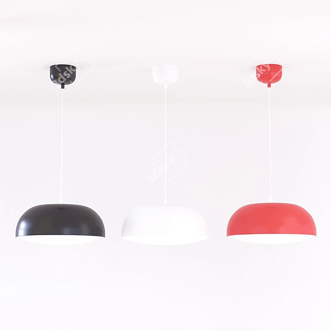 NYMANE Pendant Light - Stylish and Adjustable 3D model image 3