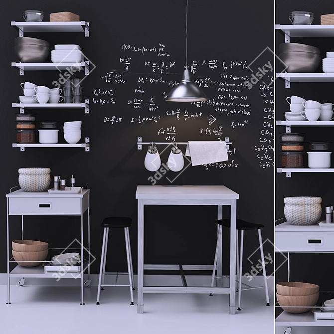 3D Max Model Set-55: Complete Collection 3D model image 1