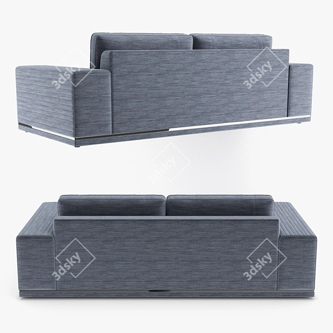 Elegant Longi-Cohen Sofa 3D model image 2
