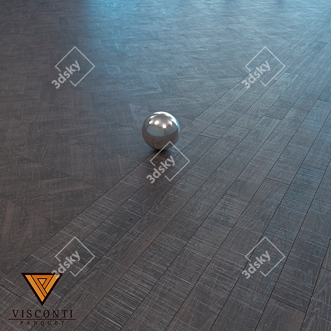 Title: "OM" Massive French Christmas Tree Flooring 3D model image 1