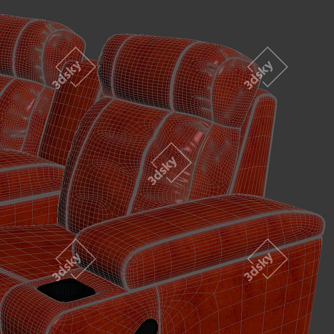 Ultimate Home Theater Chair 3D model image 3