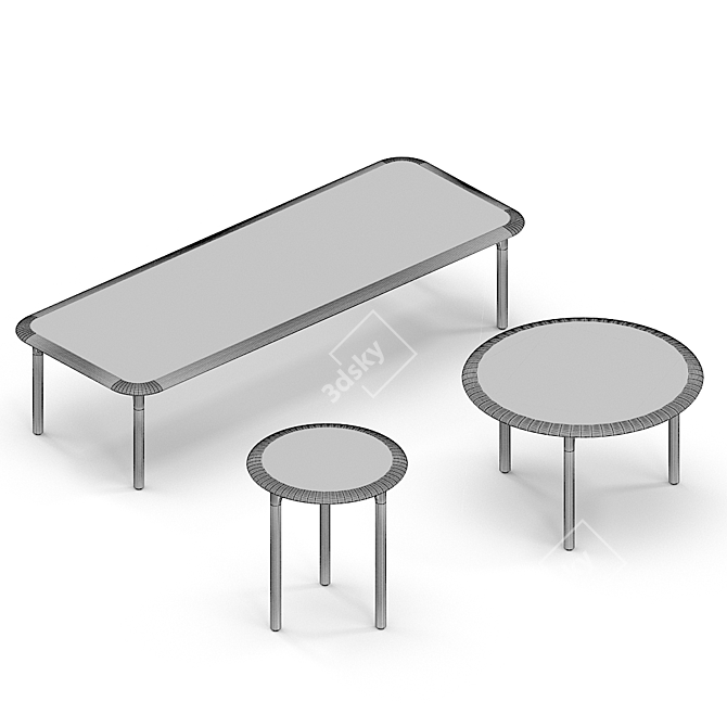 Haworth Sprig: Minimalist Elegance for Modern Spaces 3D model image 2