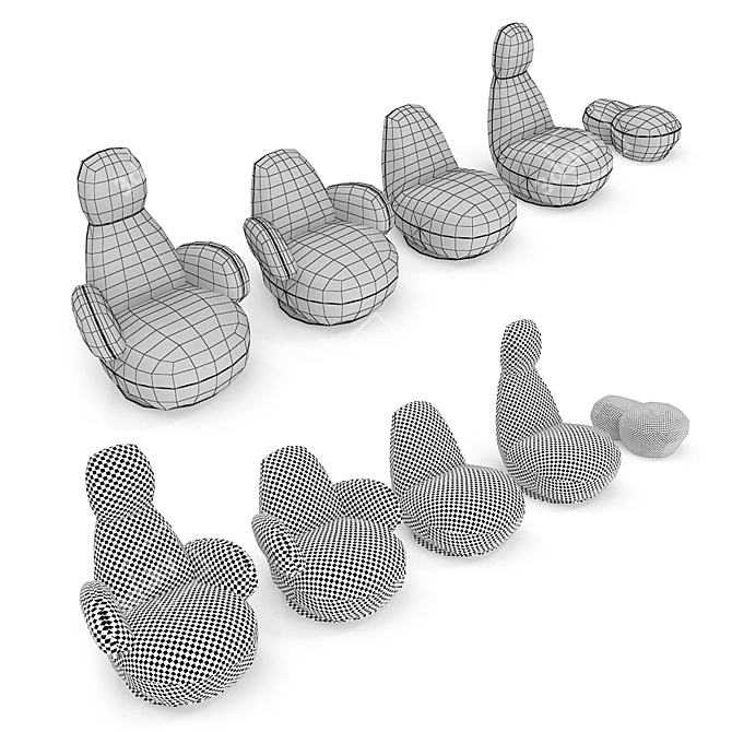 Sleek Oppo Puppa: Stylish & Functional 3D model image 3