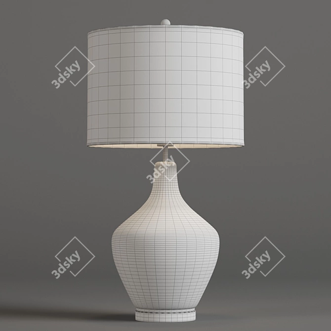 Elegant John Lewis Ursula Table Lamp 3D model image 2