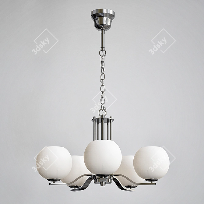 Modern Pendant Light Fixture - IKEA MINUTES 3D model image 1