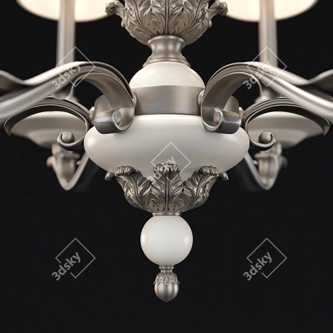 Elegant San Michele Chandelier 3D model image 2