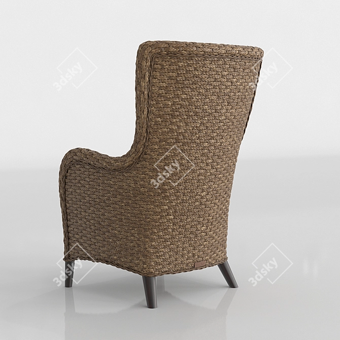 Sanibel Lounge Chair: Stylish Comfort for Relaxation 3D model image 2