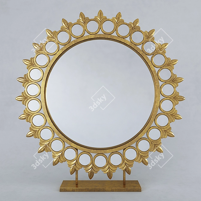 Radiant Reflection: Sun Mirror by Tozai 3D model image 1