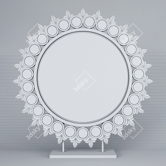 Radiant Reflection: Sun Mirror by Tozai 3D model image 2