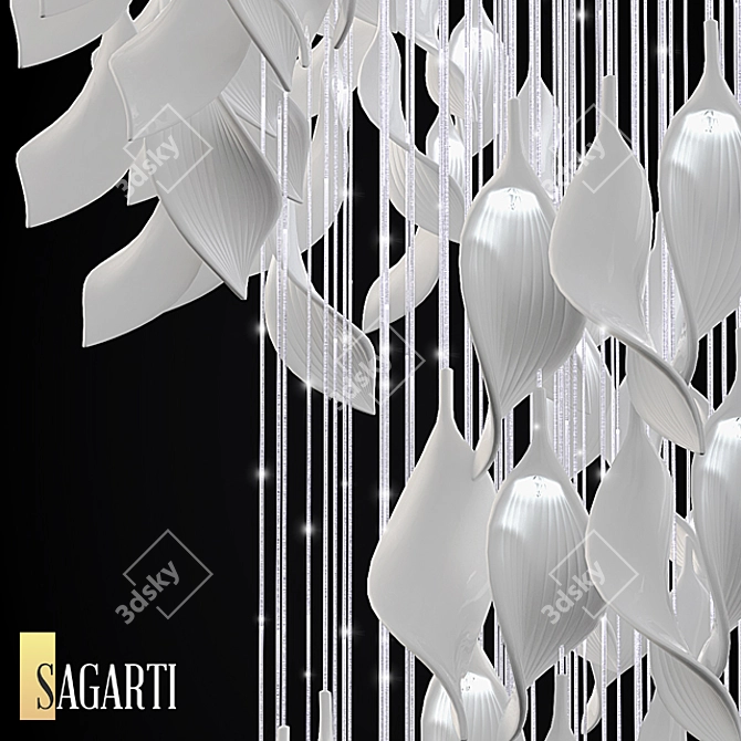 Sagarti Espira Grand Chandelier 3D model image 2