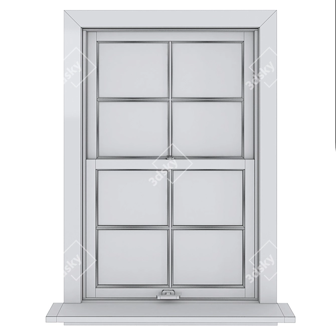 American Sliding Windows: Versatile and Stylish 3D model image 3