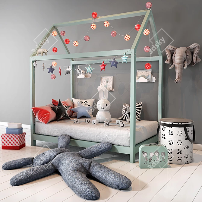 Magical Dreams Children Bedroom Set 3D model image 1