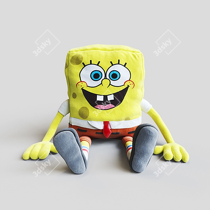 SpongeBob SquarePants Plush Toy 3D model image 1