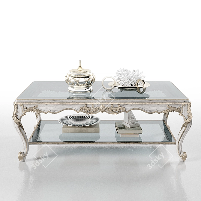 Classic Coffee Table Model by Silvan Grifoni (Art. 3623) 3D model image 2