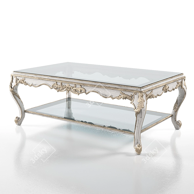 Classic Coffee Table Model by Silvan Grifoni (Art. 3623) 3D model image 3