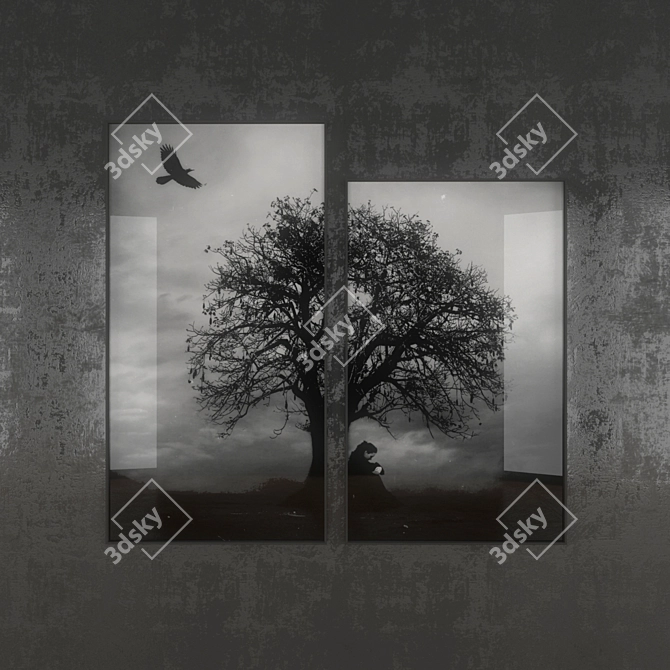 Tree of Life Painting 3D model image 2
