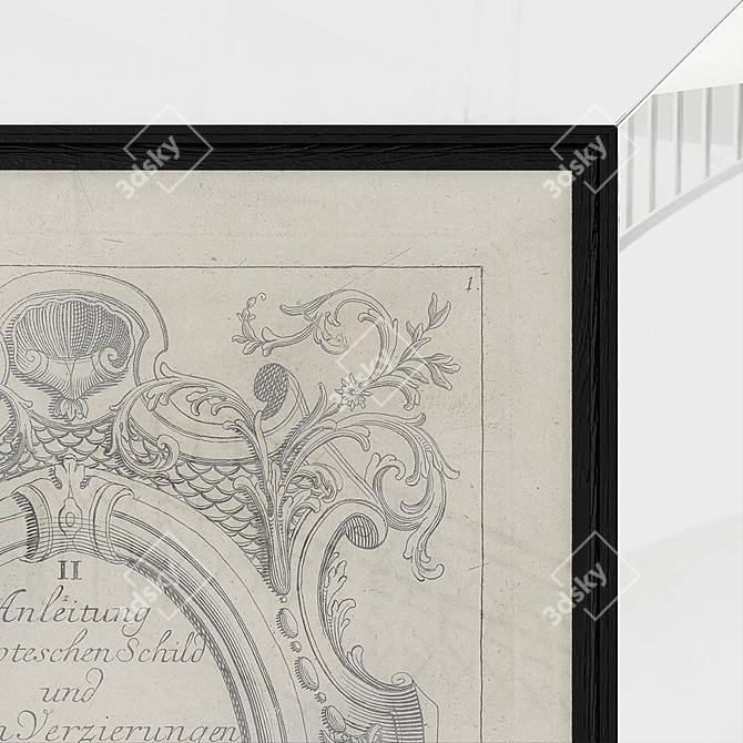  Renaissance Masterpiece Engravings 3D model image 2