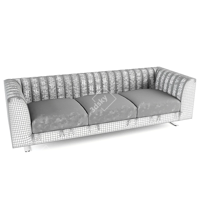 Quilt Tacchini Sofa: Sleek and Stylish 3D model image 3