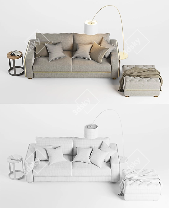 Formerin Manfredi: Contemporary Elegance 3D model image 3