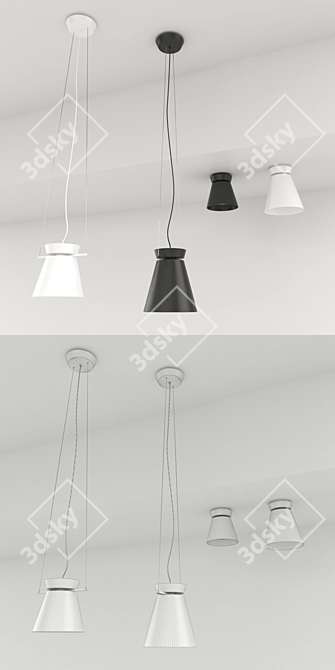 Aqlus Missy Collection: Stylish Suspension Lights 3D model image 3