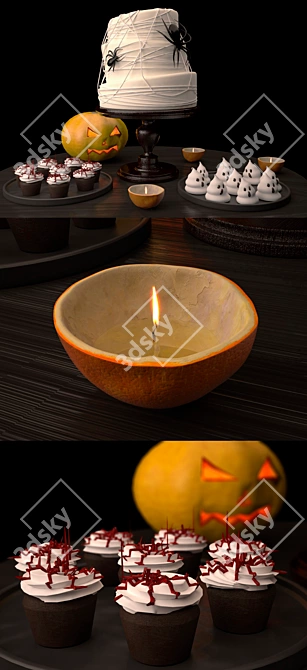 Halloween Treats: Spooky Sweets! 3D model image 2