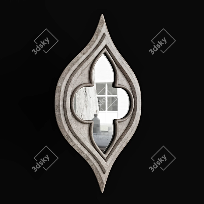 Elegant Reflection: UTTERMOST Pernilla S2 Mirror 3D model image 2