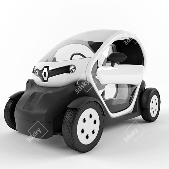 Renault Twizy: Lowpoly 3D Model 3D model image 1