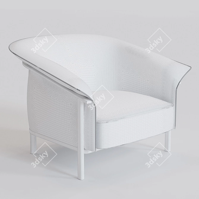 Sleek Comfort: Kite Chair by Porro 3D model image 3