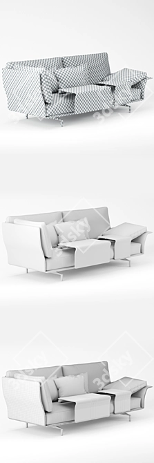 Avant-Apres Sofa: Elegant and Functional 3D model image 3