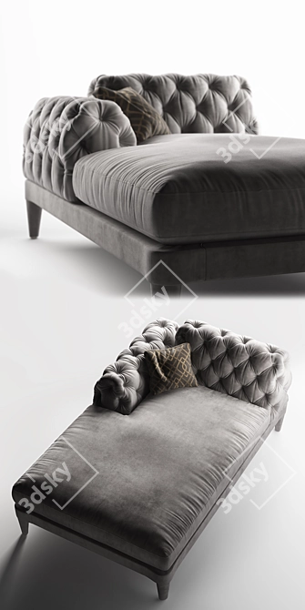 Stylish Elliot Couch 3D model image 2