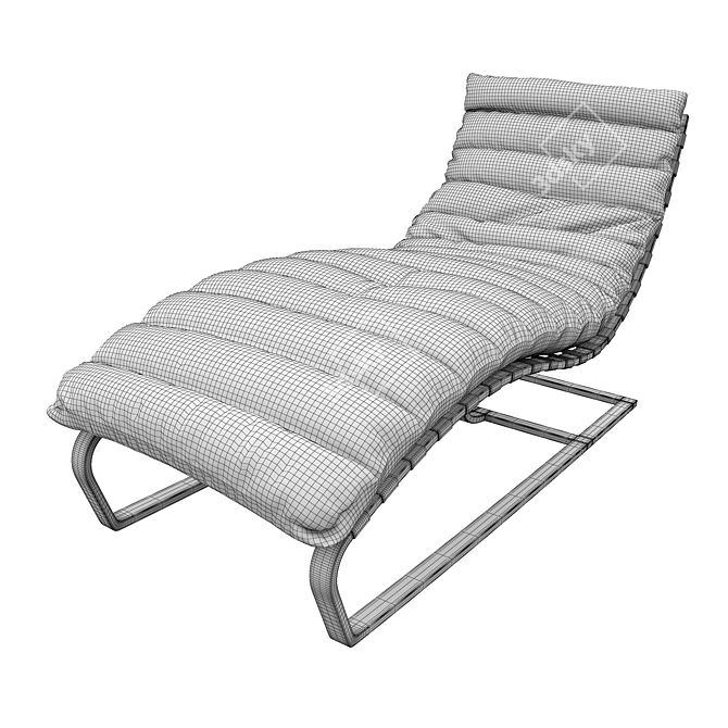 Modern and Comfy Oviedo Lounge Chair 3D model image 3