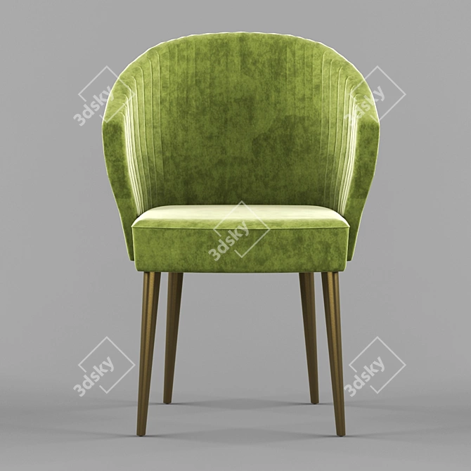 Elegant Brabbu NUKA Dining Chair 3D model image 3