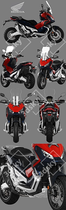 Honda X-Adventure: Ultimate 2016 Ride! 3D model image 2