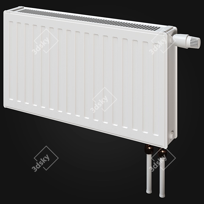 Vogel & Noot Steel Radiator 3D model image 1