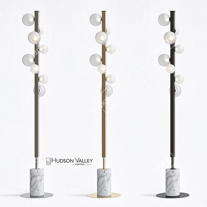 Hudson Valley Mini Hinsdale LED Floor Lamp 3D model image 1