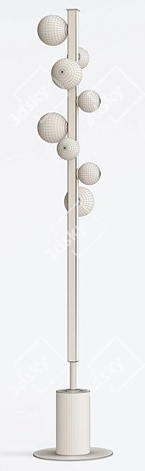 Hudson Valley Mini Hinsdale LED Floor Lamp 3D model image 3