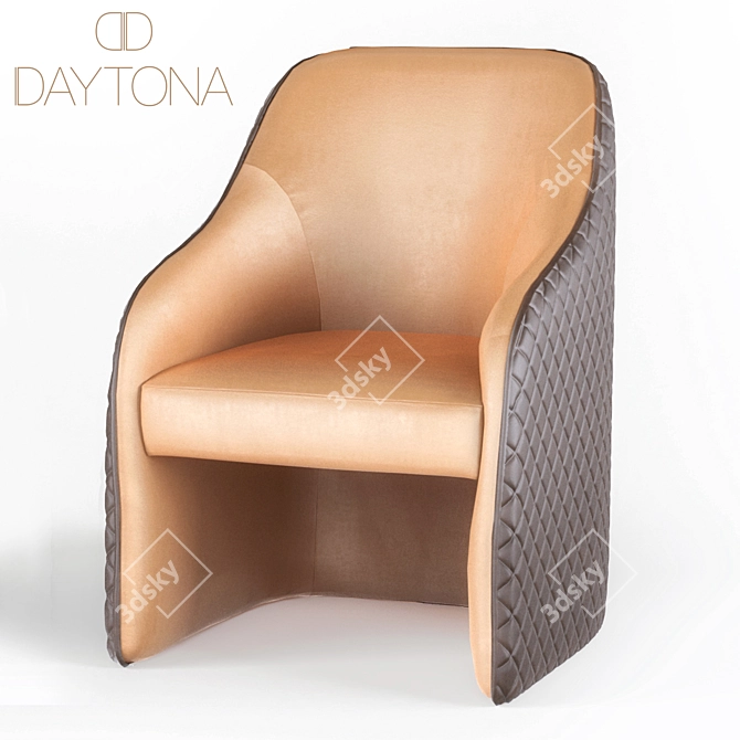 Daytona Home Bacco Chair: Stylish and Comfortable 3D model image 1