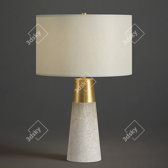 Elegant Munari Table Lamp 3D model image 1