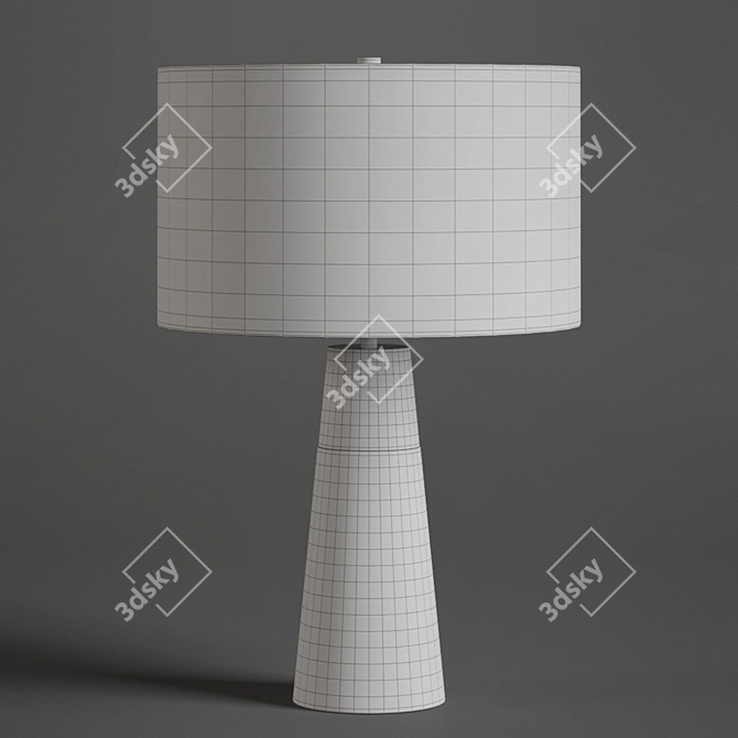 Elegant Munari Table Lamp 3D model image 2