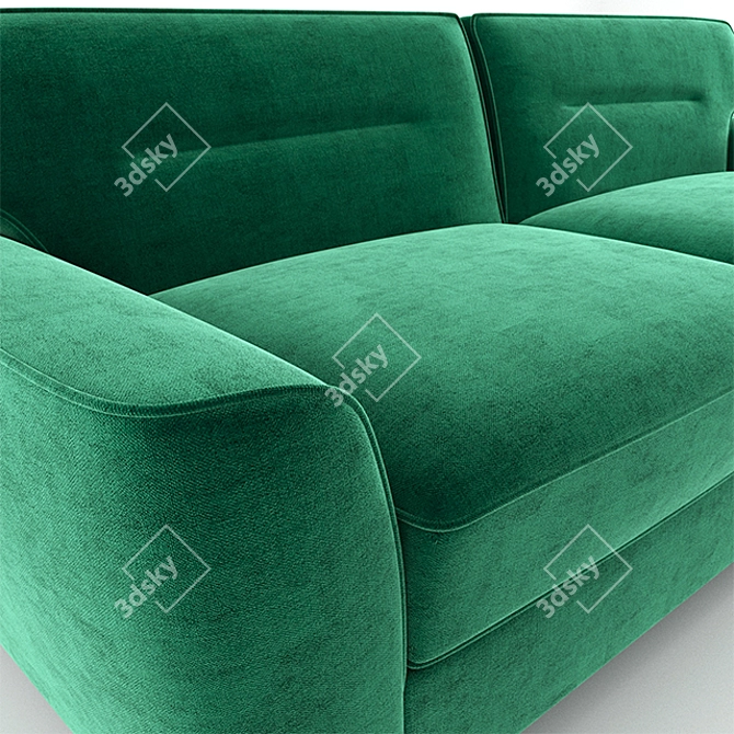 Stockholm Sofa: Modern Romanian Design 3D model image 2