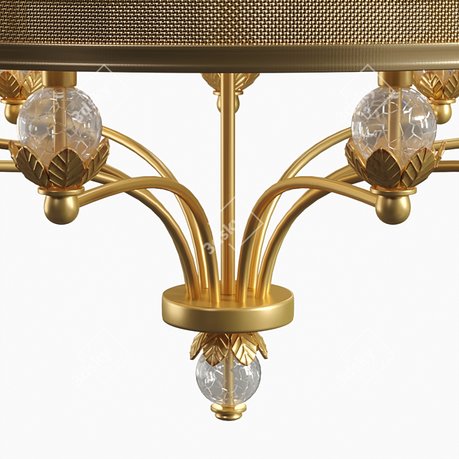 Stylish Chandelier Simone Granchi 3D model image 2