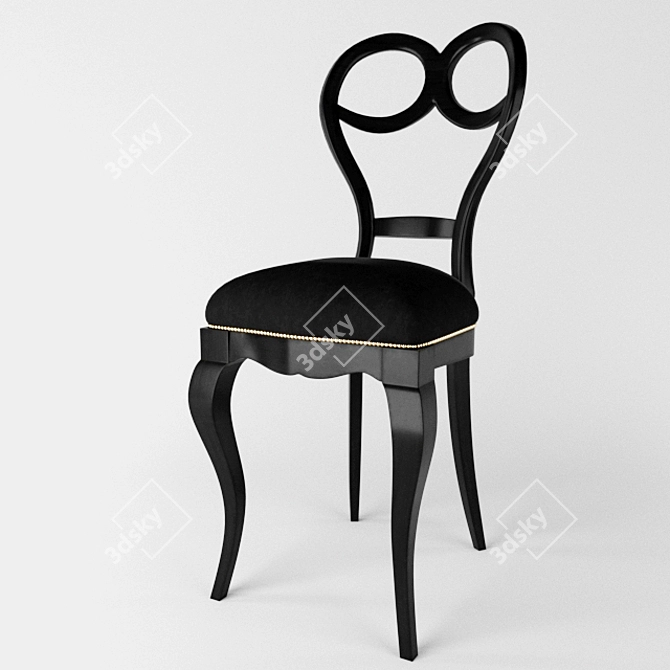 Classic Style Chair 3D model image 1