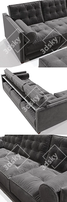 Flexform LE CANAPÈ: Luxurious Furniture in Corona Material 3D model image 2